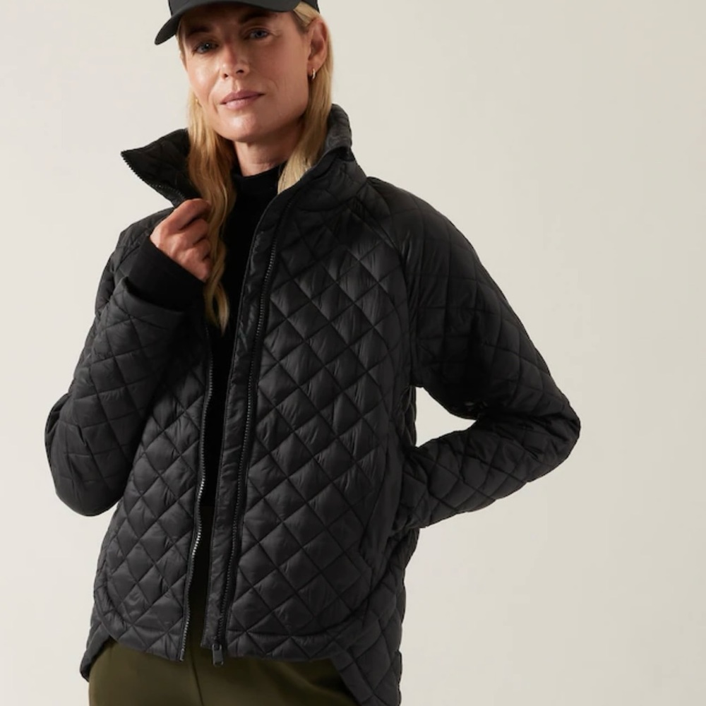 Athleta Whisper featherless puffer jacket. 1X. NWT